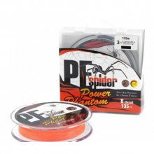 Шнур Power Phantom PE Spider X8 135/0,11 (Orange)