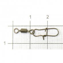 Вертлюг с карабином Metsui Rolling Swivel With Duo Lock Snap #7 (9 кг.)